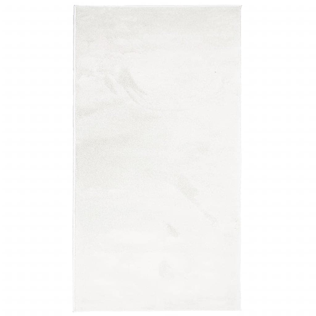 vidaXL Tapete de pelo curto OVIEDO 60x110 cm creme