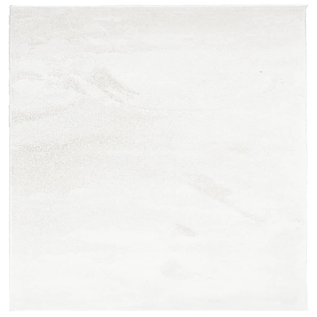 vidaXL Tapete de pelo curto OVIEDO 200x200 cm creme