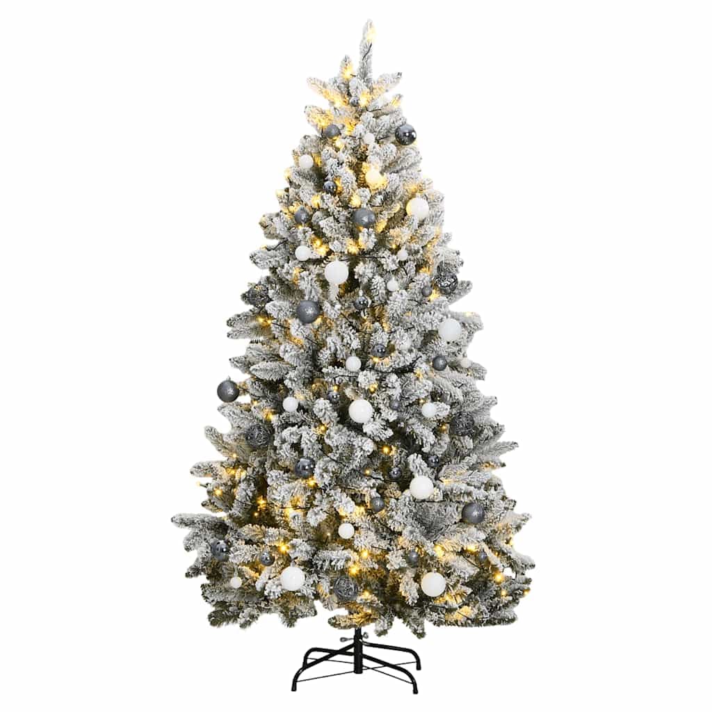 vidaXL Árvore Natal Artificial Articulada com 300 Luzes Led+bolas 300cm - 1670867683