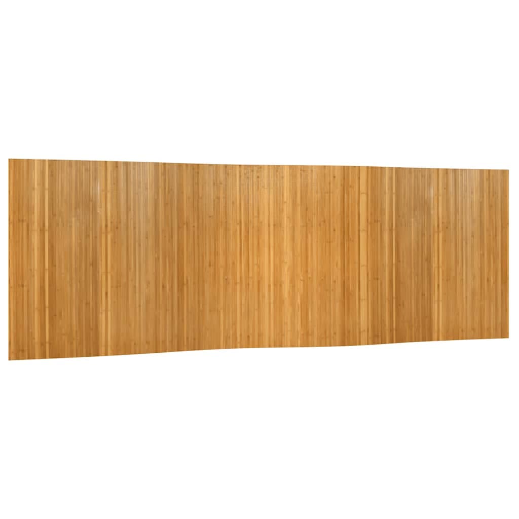vidaXL Divisória largura 600 cm altura 165 cm bambu cor natural