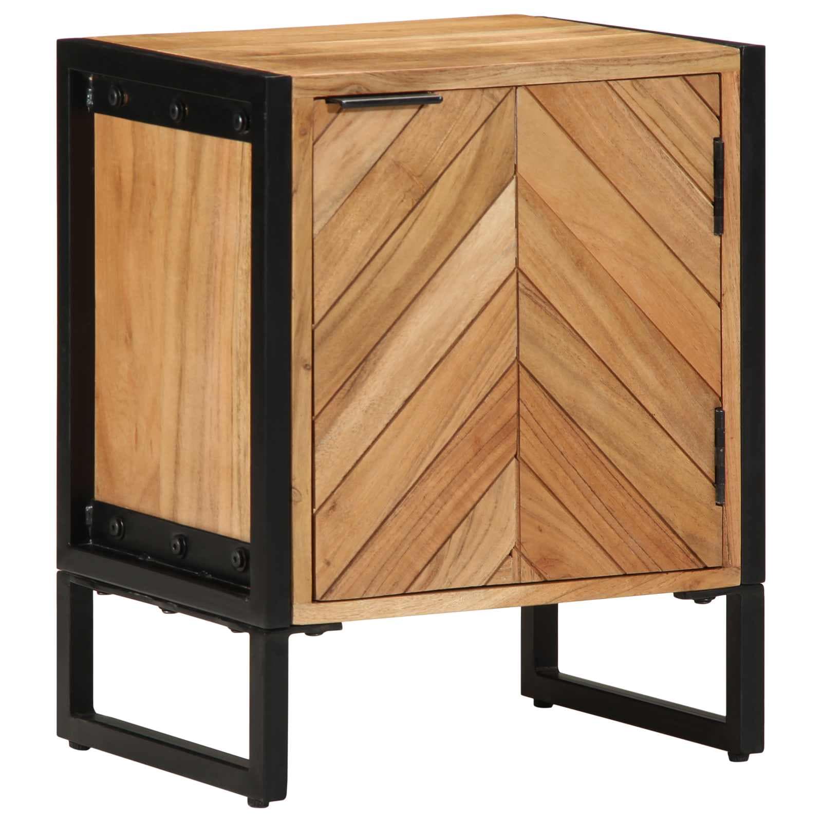 vidaXL Mesa-de-cabeceira Castanho 40 x 30 x 50 cm