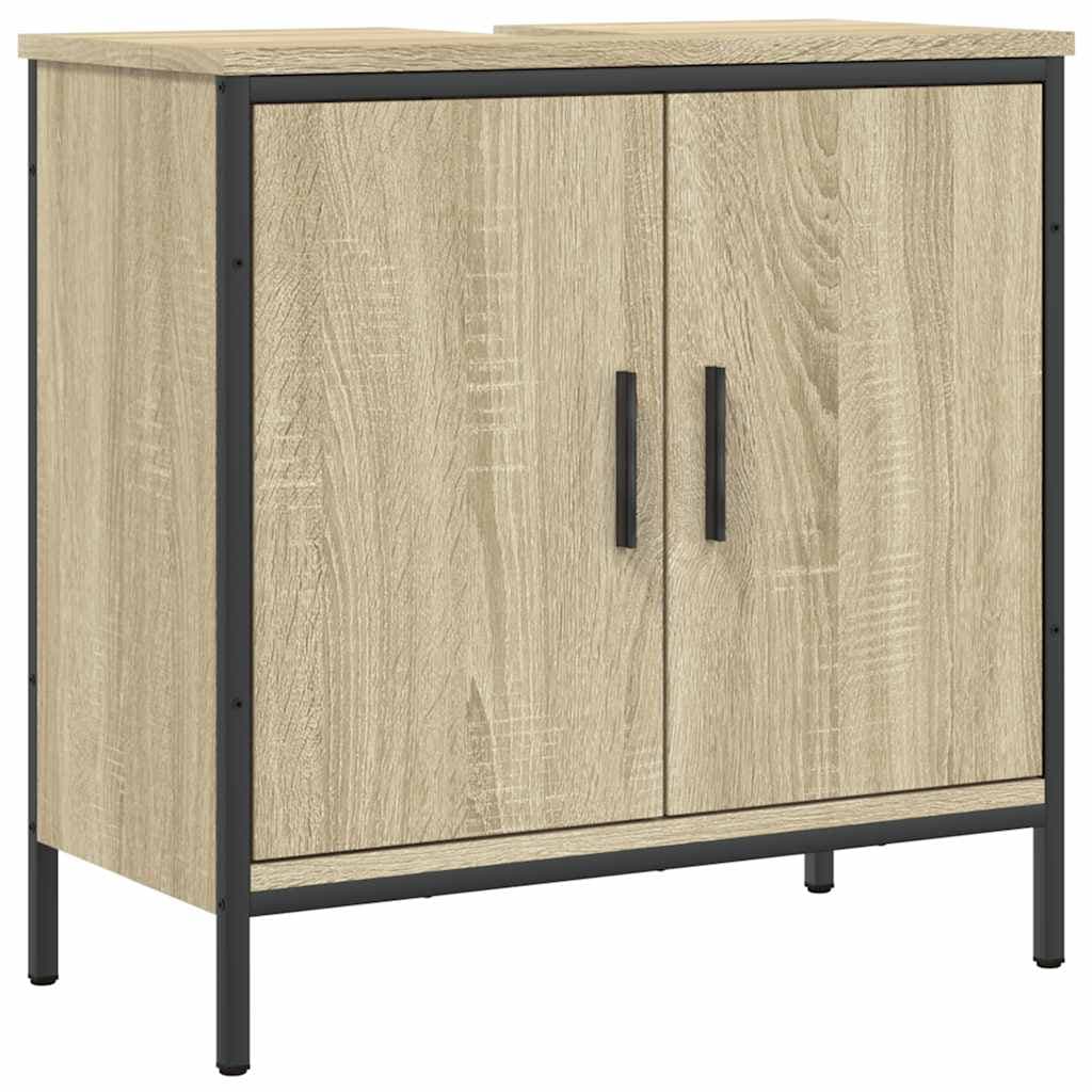 Móvel de WC vidaXL para Lavatório 60x30x60cm Derivados Madeira Carvalho Sonoma - 320912407