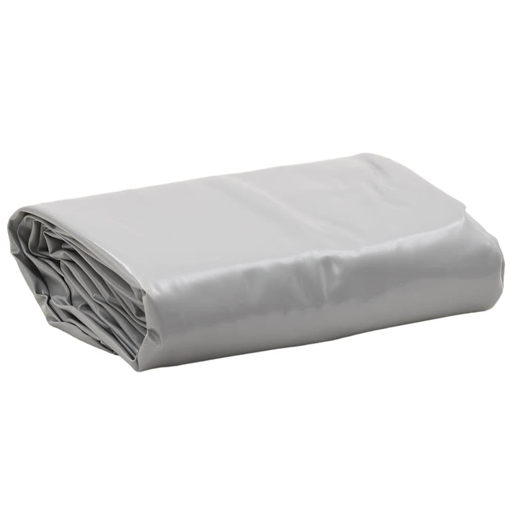 vidaXL Lona 5x6 m 650 g/m² cinzento