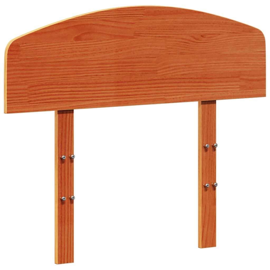 vidaXL Cabeceira 75 cm madeira de pinho maciça castanho-mel