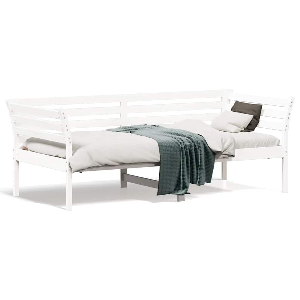 vidaXL Espreguiçadeira sem colchão 75x190 cm branco