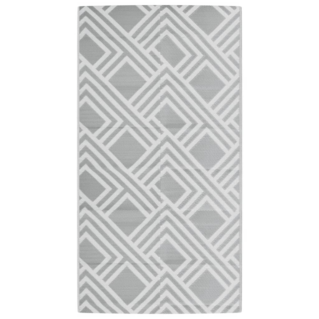 Tapete vidaXL de Exterior 80x150 cm Arakil Pp Cinzento - 3054326352