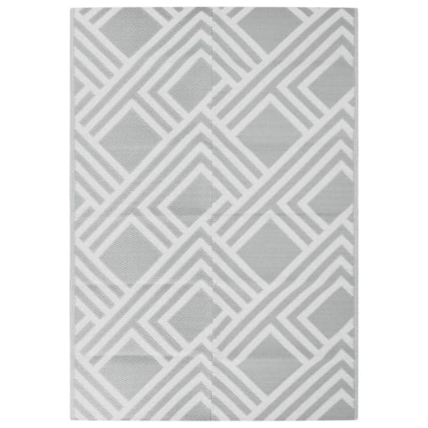 Tapete vidaXL de Exterior 160x230 cm Arakil Pp Cinzento - 1476604796