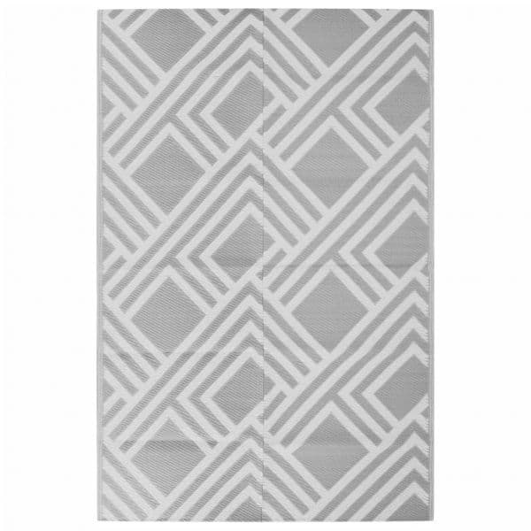 Tapete vidaXL de Exterior 190x290 cm Arakil Pp Cinzento - 3328681695