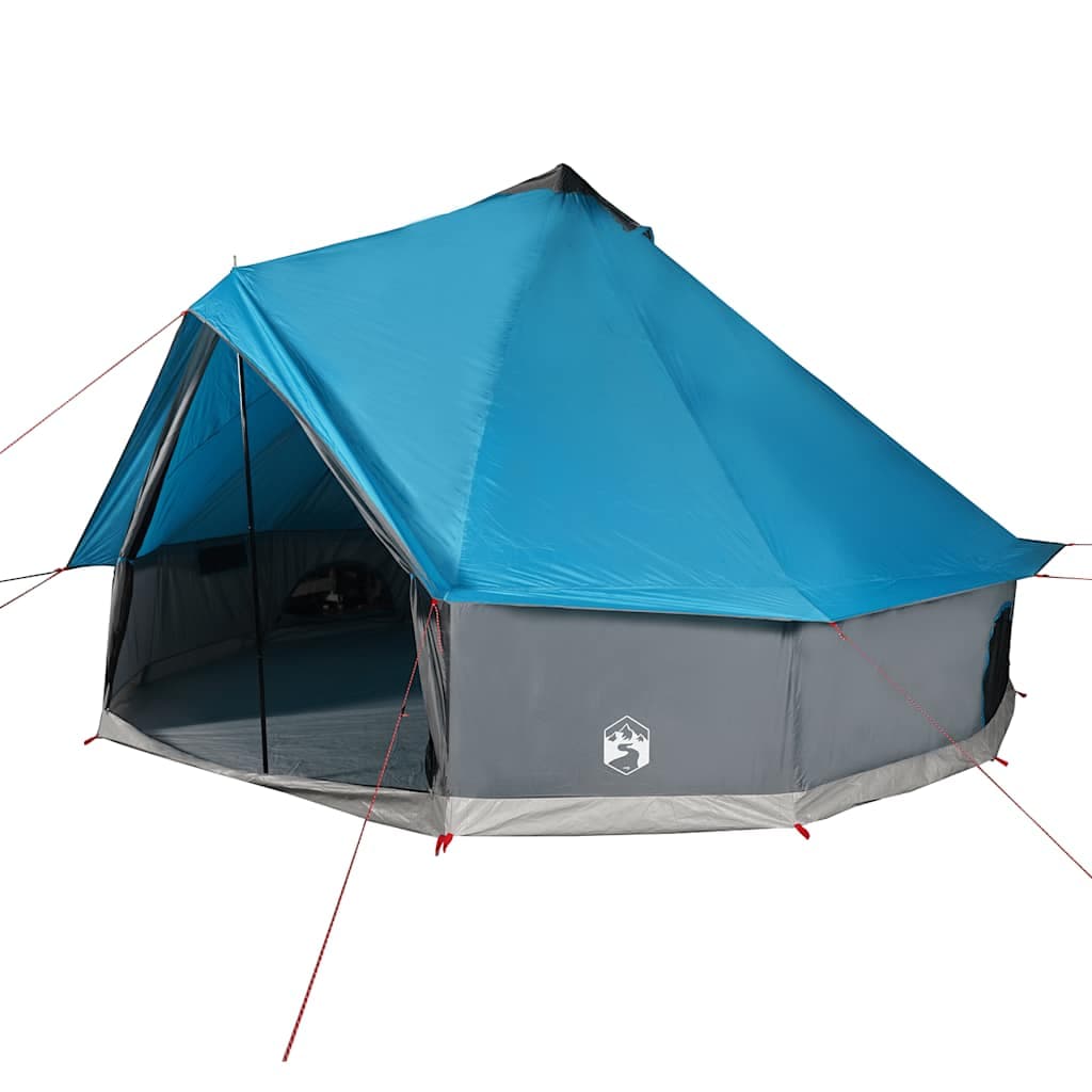 vidaXL Tenda familiar tipi para 6 pessoas impermeável azul