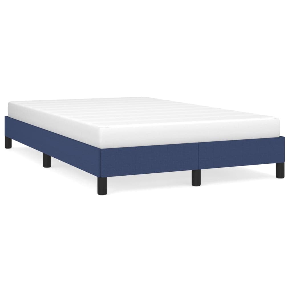 vidaXL Estrutura de Cama sem Colchão 120x190 cm Tecido Azul - 3578586008