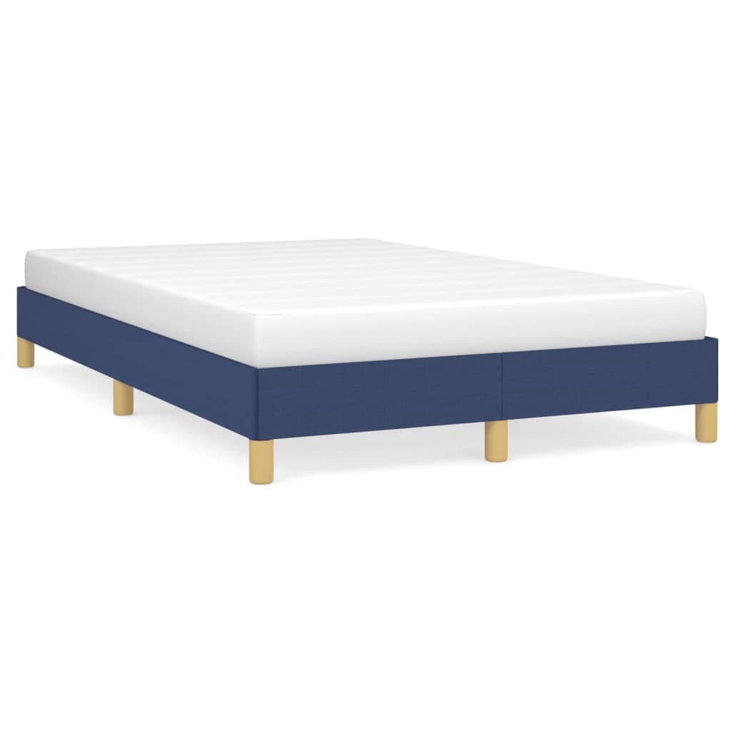 vidaXL Estrutura de Cama sem Colchão 120x190 cm Tecido Azul - 3001462372