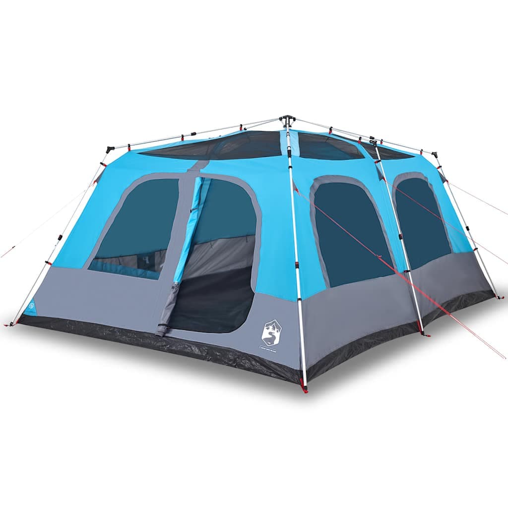 vidaXL Tenda familiar cúpula para 10 pessoas libertação rápida azul