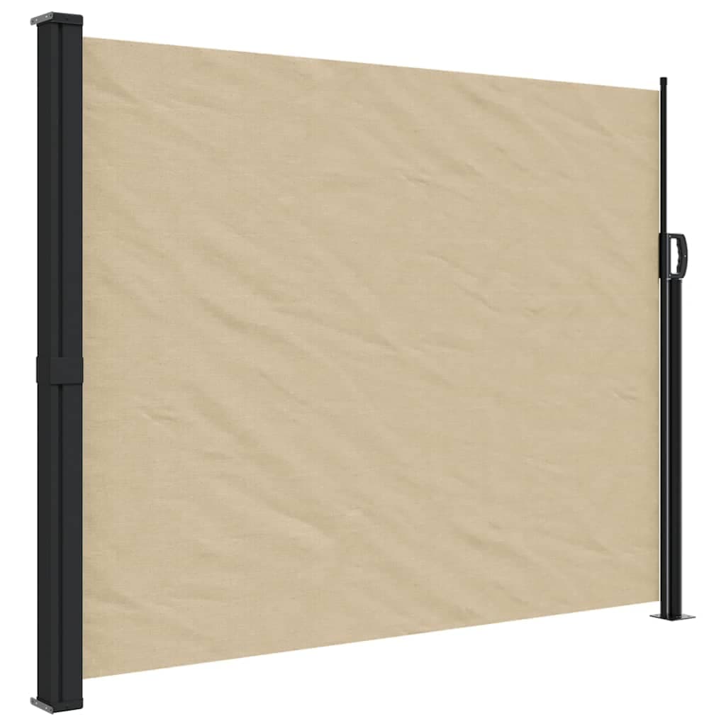 vidaXL Toldo Lateral Retrátil 160x300 cm Bege - 1922385108