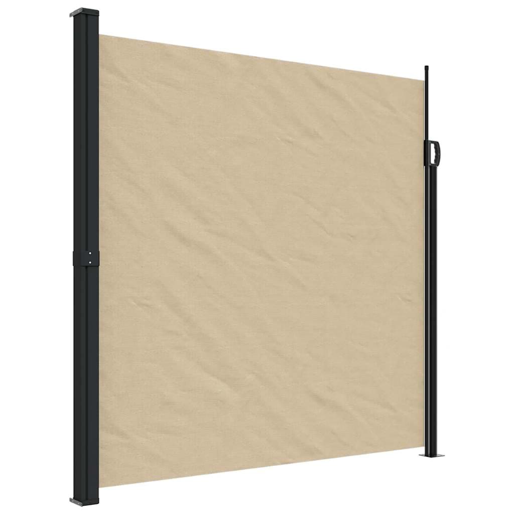 vidaXL Toldo lateral retrátil 200x300 cm bege