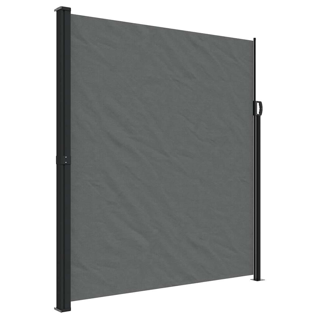 vidaXL Toldo lateral retrátil antracite 220x300 cm