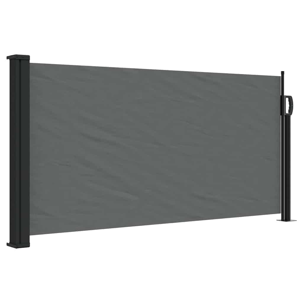 vidaXL Toldo lateral retrátil antracite 100x500 cm