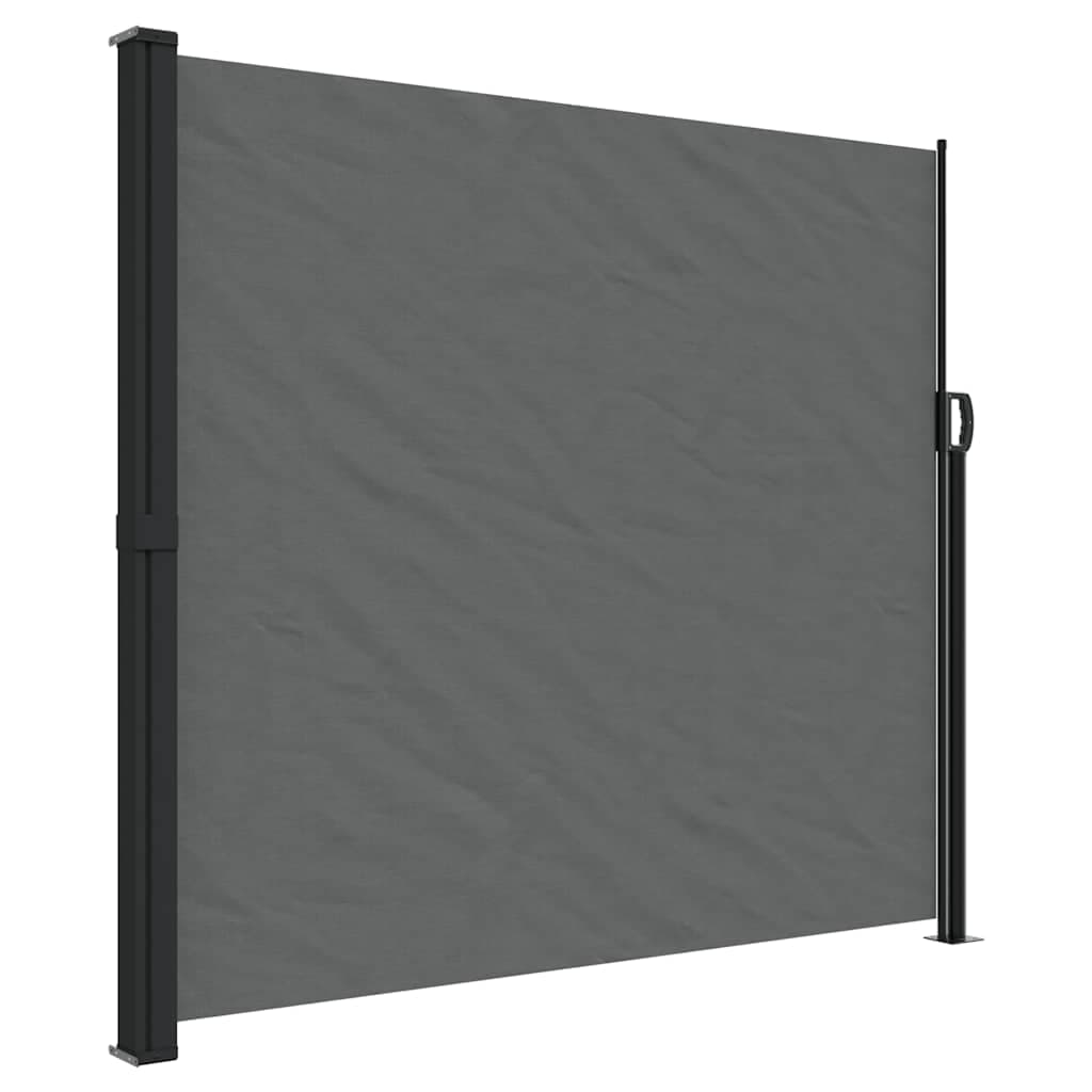 vidaXL Toldo Lateral Retrátil 180x500 cm Antracite - 1829235688