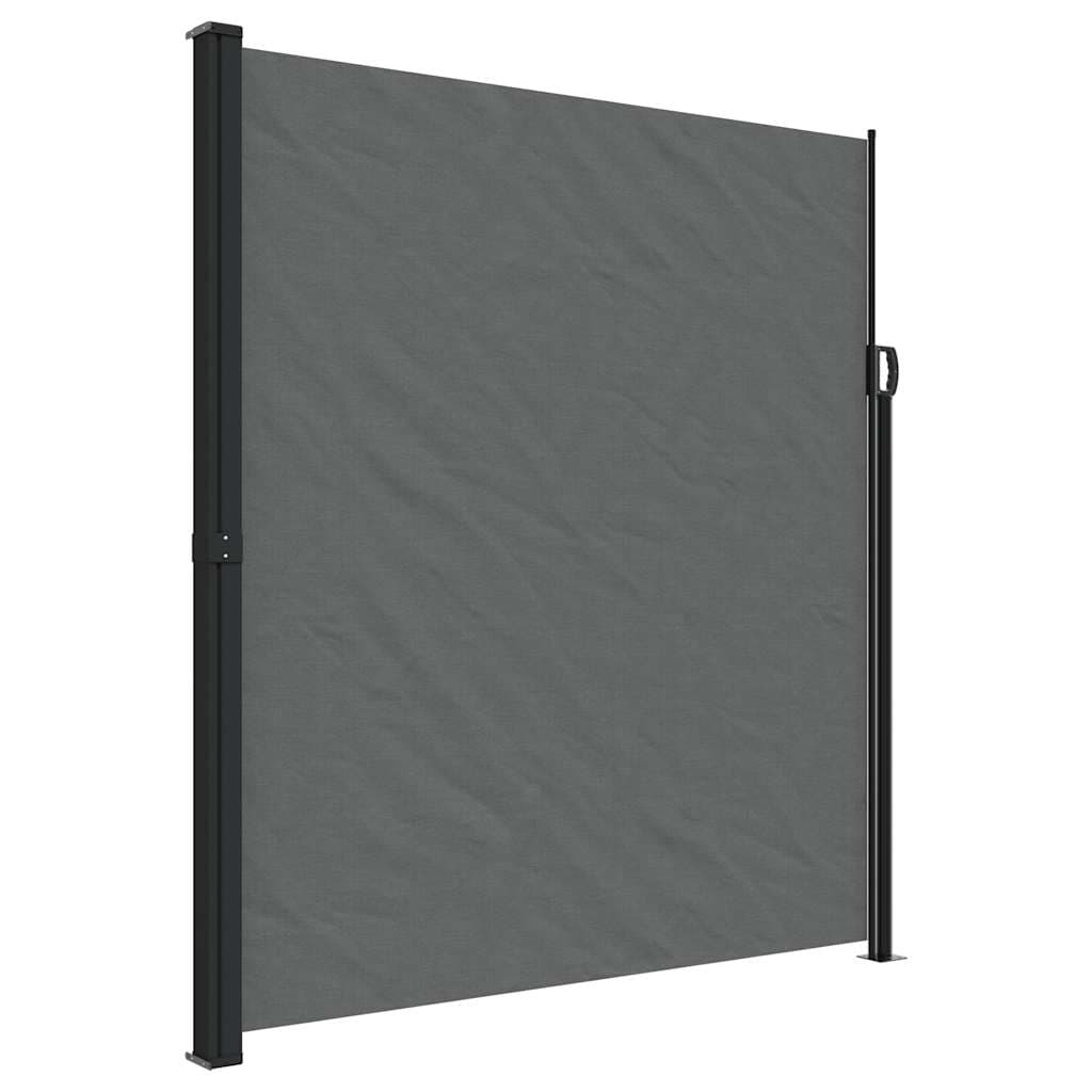 vidaXL Toldo Lateral Retrátil 220x500 cm Antracite - 3634992549