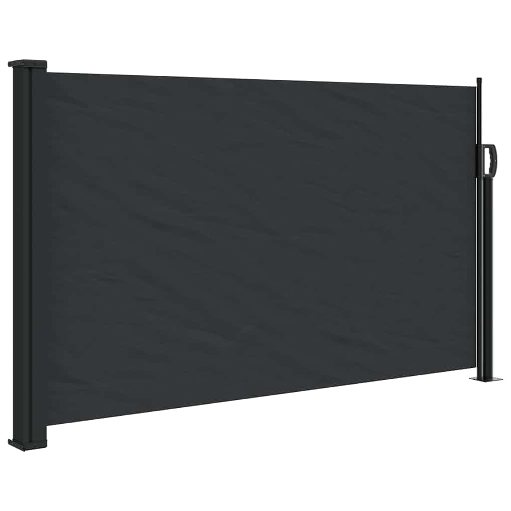 vidaXL Toldo lateral retrátil 120x600 cm preto