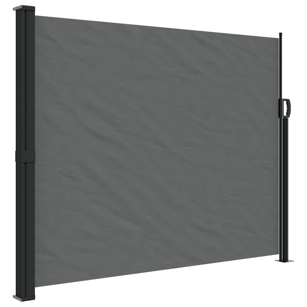 vidaXL Toldo Lateral Retrátil 160x600 cm Antracite - 2907570129