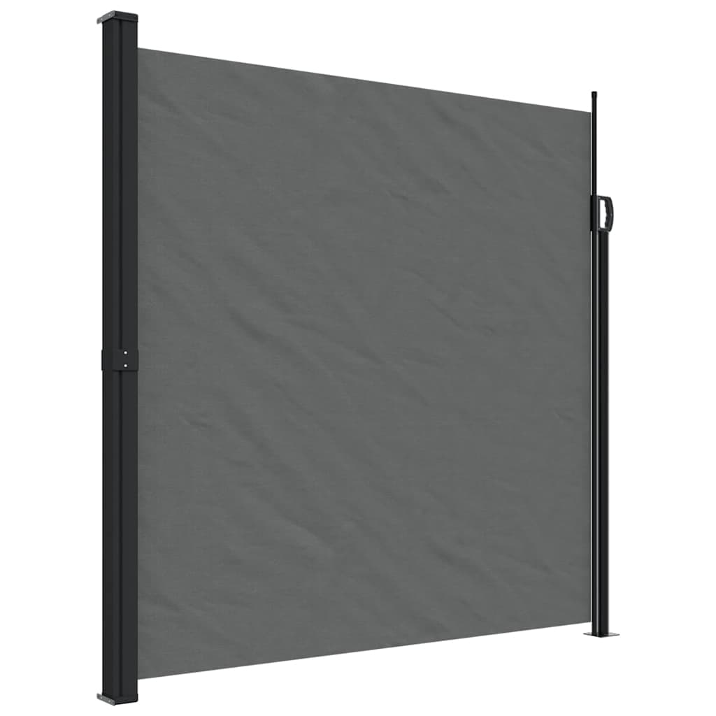 vidaXL Toldo Lateral Retrátil 200x600 cm Antracite - 3493464980
