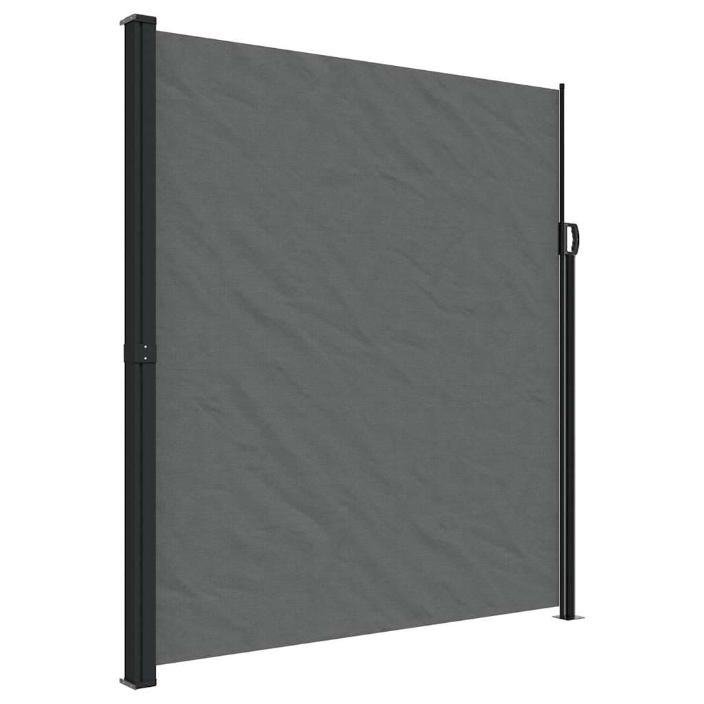 vidaXL Toldo Lateral Retrátil 220x600 cm Antracite - 1593041757