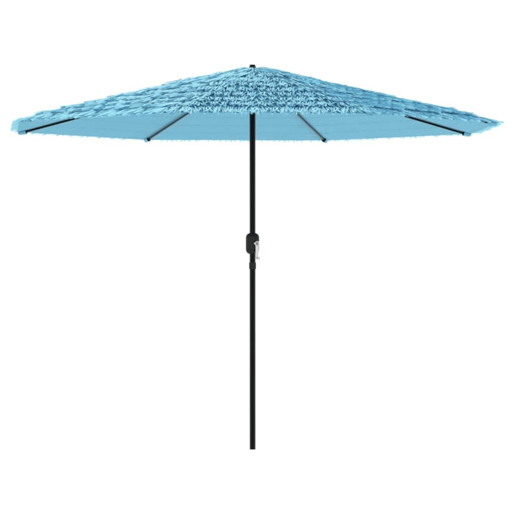 vidaXL Guarda-sol de Exterior com Poste de Aço 388x388x248 cm Azul - 3198863177