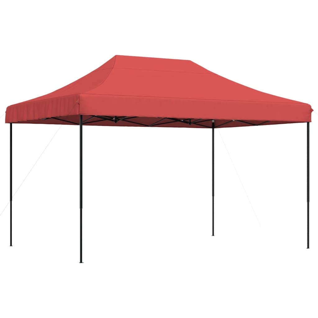 vidaXL Tenda para festas pop-up dobrável 410x279x315 cm bordô