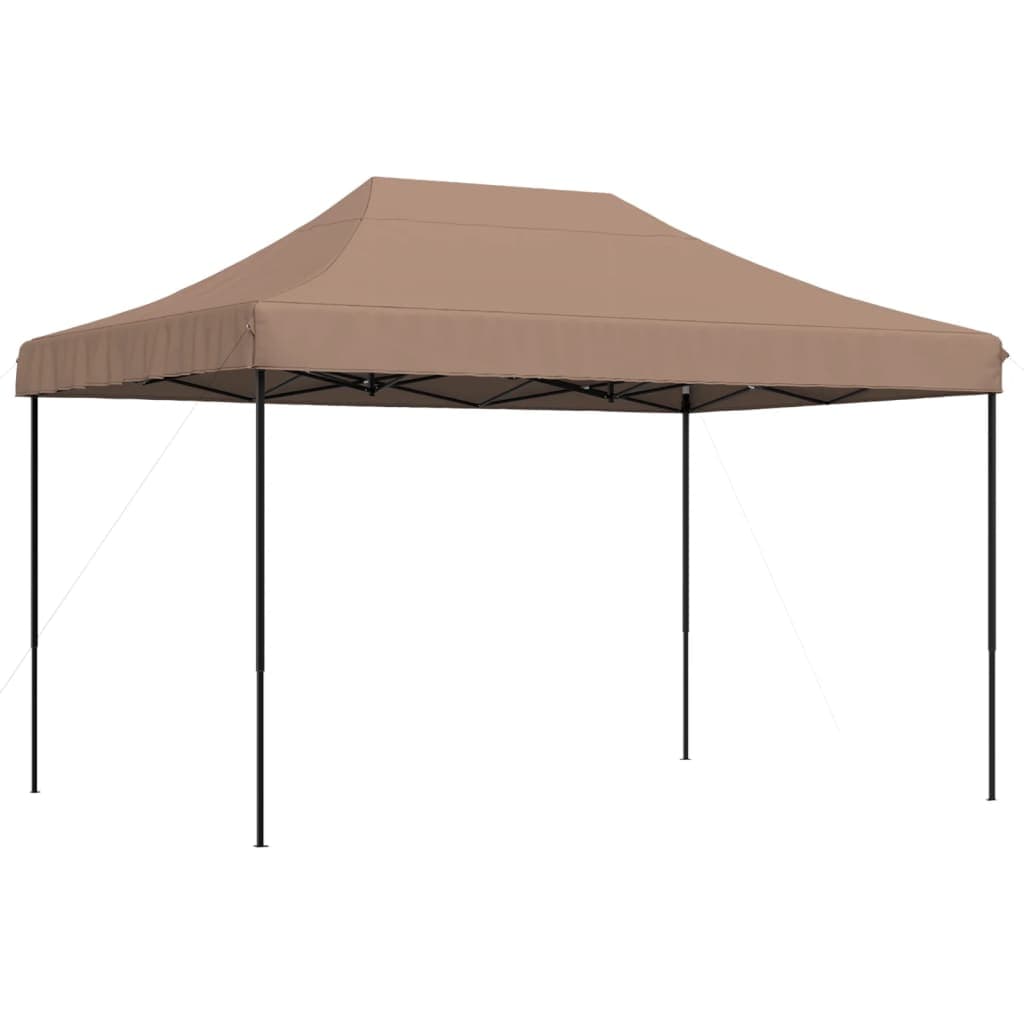 vidaXL Tenda para Festas Pop-up Dobrável 410x279x315 cm Castanho - 1443563595
