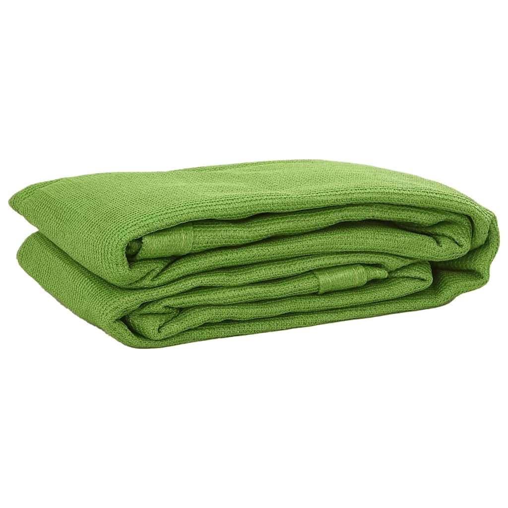 vidaXL Tapete de campismo para tenda 250x500 cm PEAD verde-claro