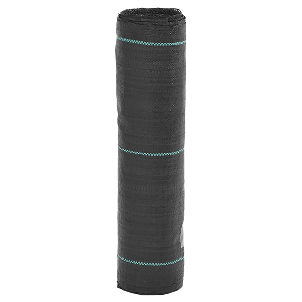 vidaXL Tela para ervas daninhas 0,5x10 m PP preto