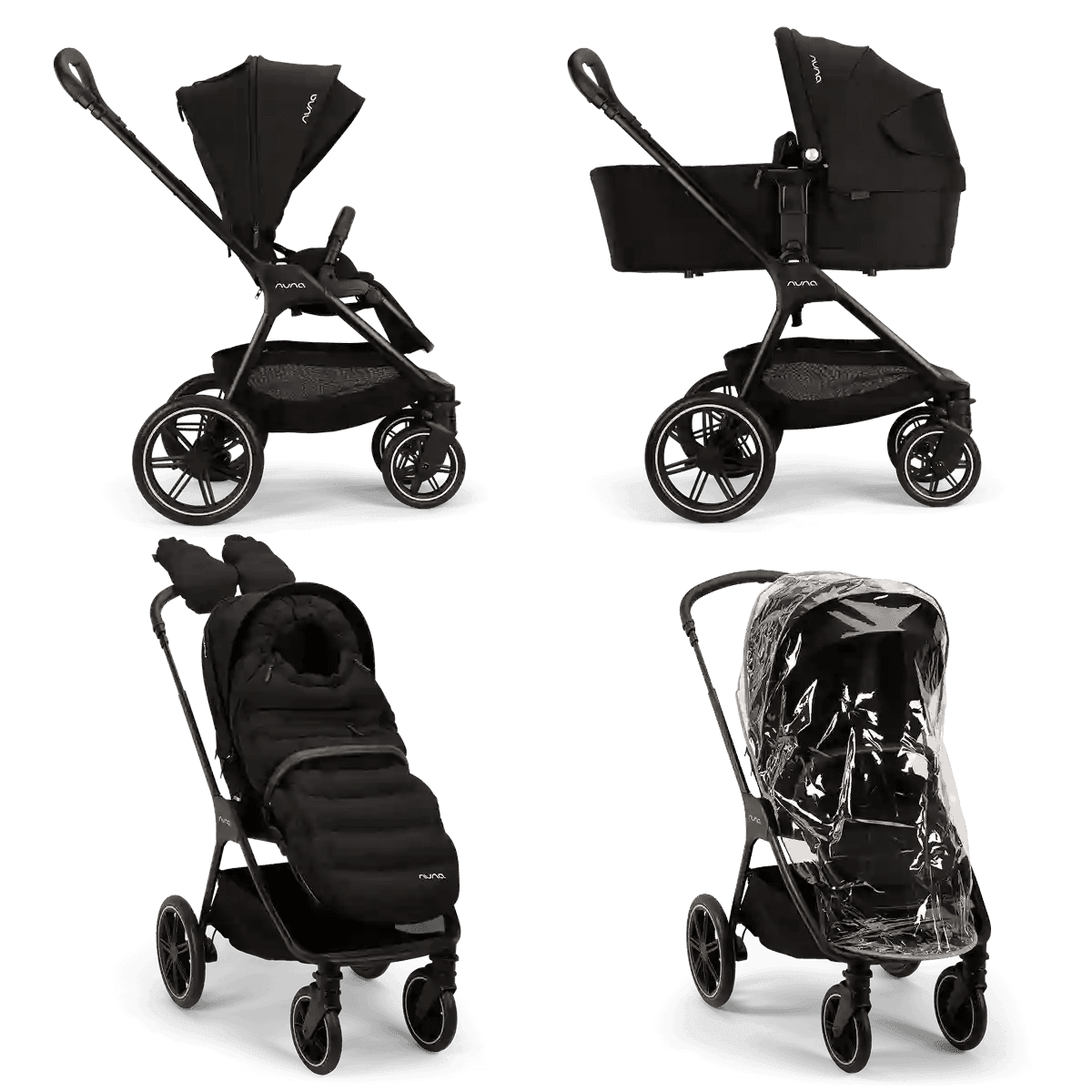 Nuna Carrinho de Bebé Duo Triv LX - Caviar