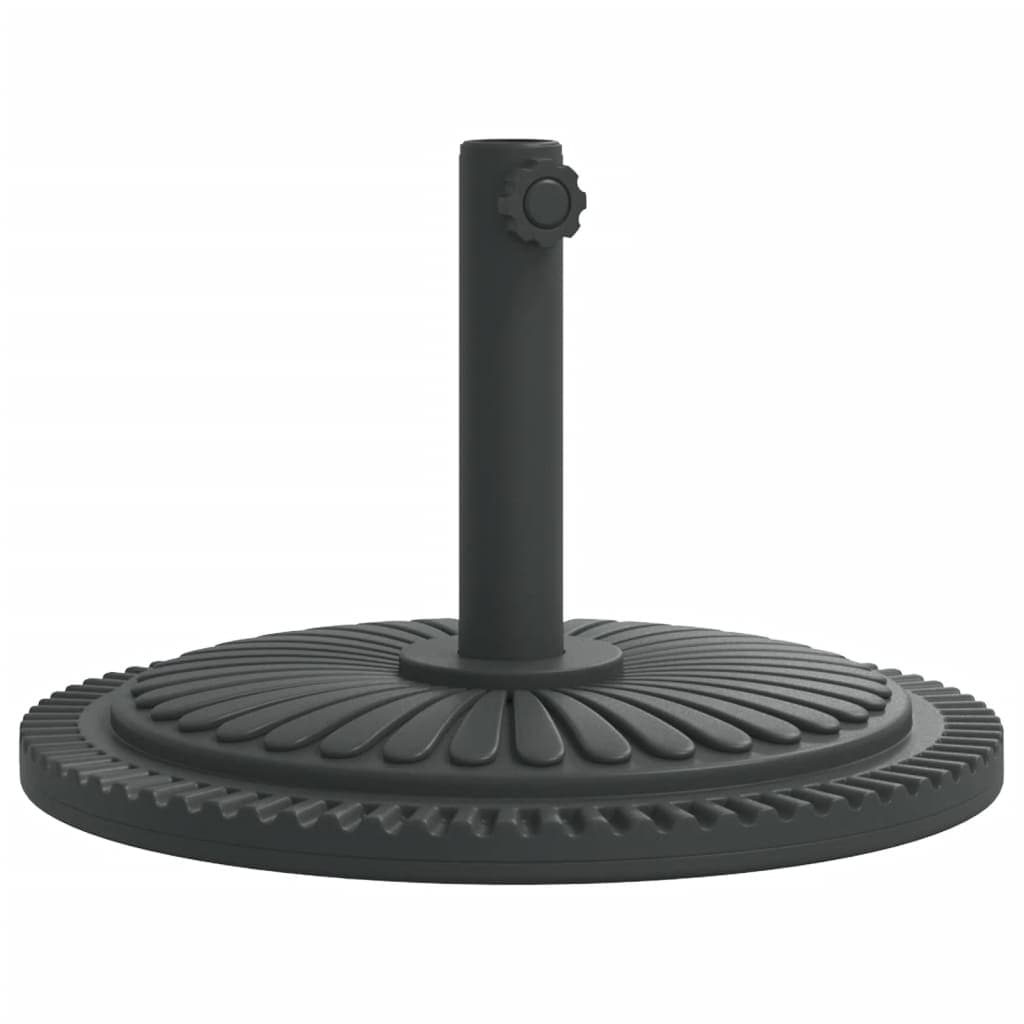 vidaXL Base de guarda-sol para postes de Ø38/48 mm 12 kg redondo