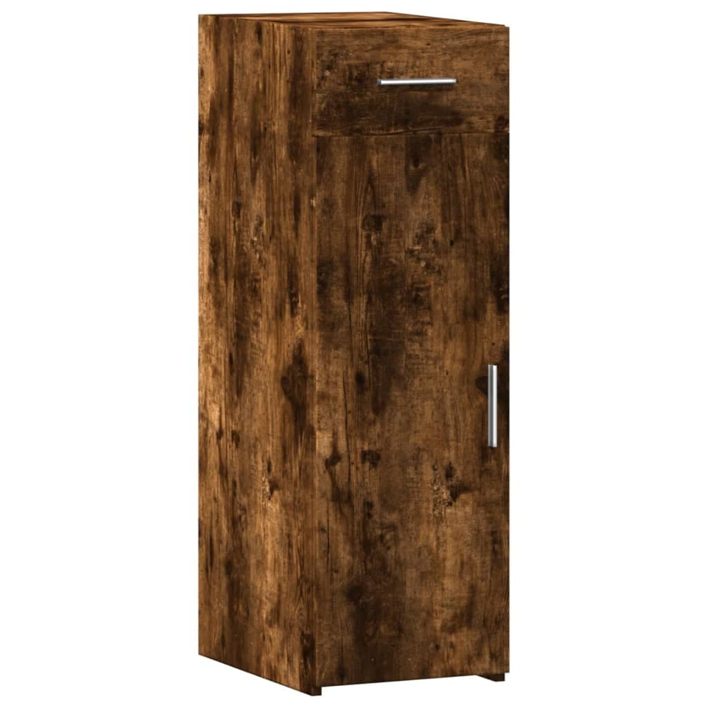 vidaXL Aparador 30x42,5x93 cm Derivados de Madeira Carvalho Fumado - 1575773469