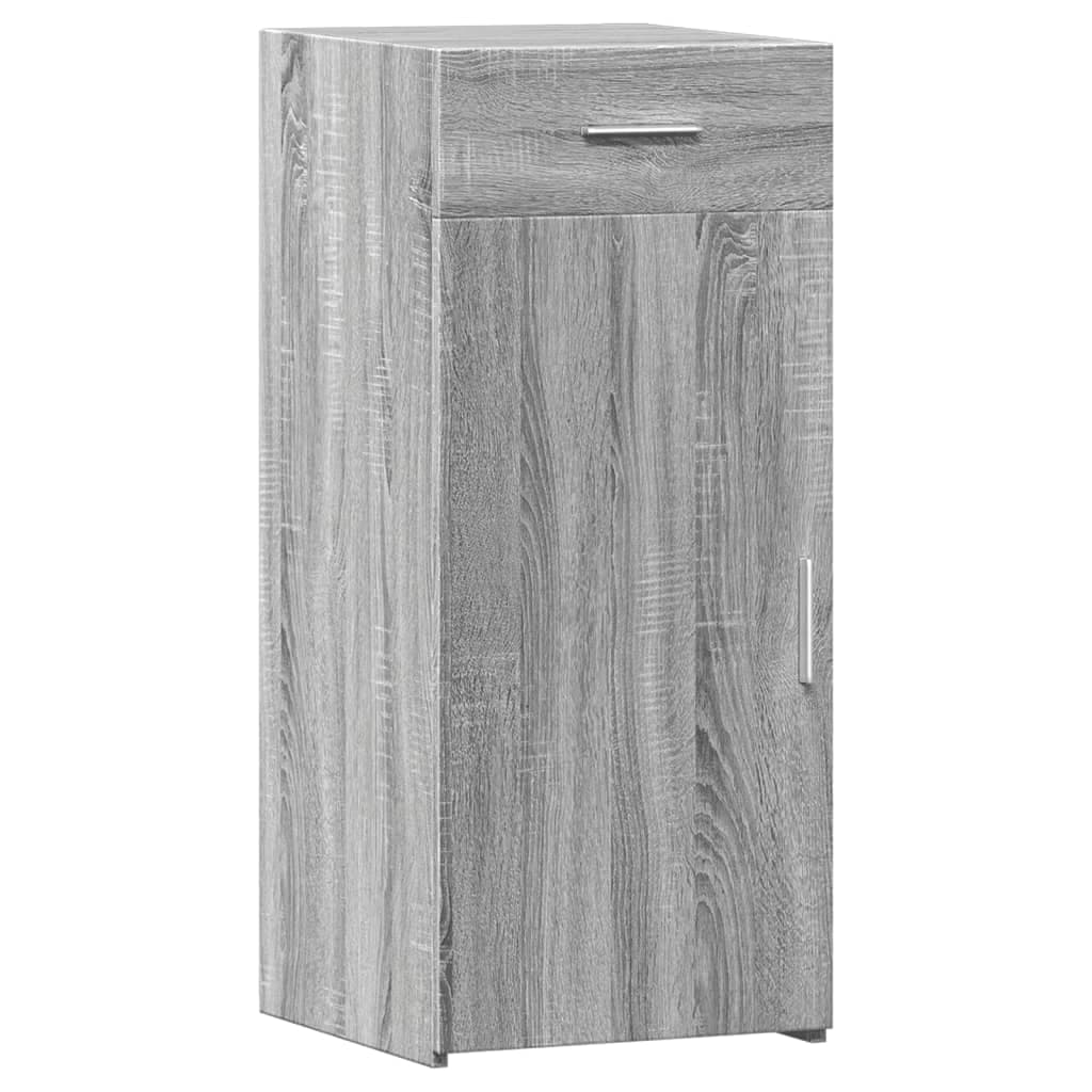 vidaXL Aparador 40x42,5x93 cm Derivados de Madeira Cinzento Sonoma - 857201895