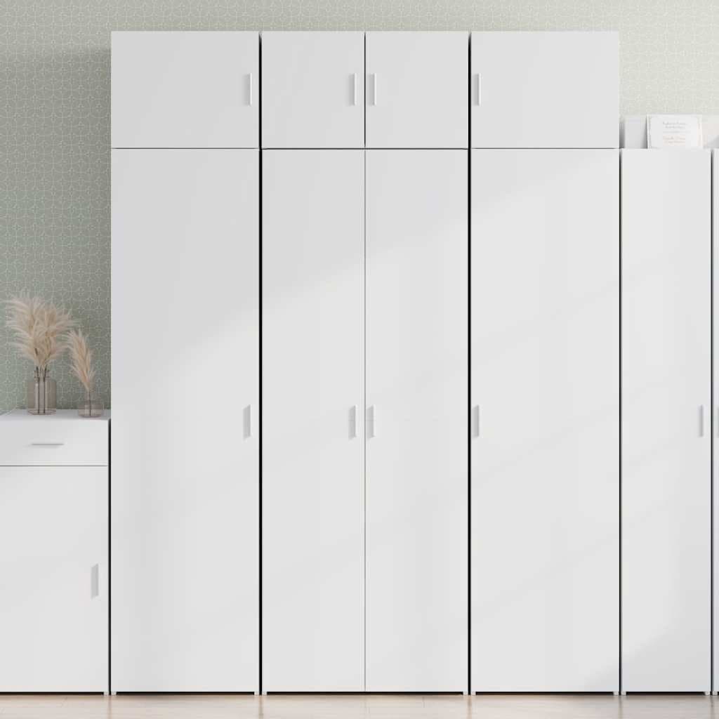 vidaXL Armário alto 70x42,5x185 cm derivados de madeira branco