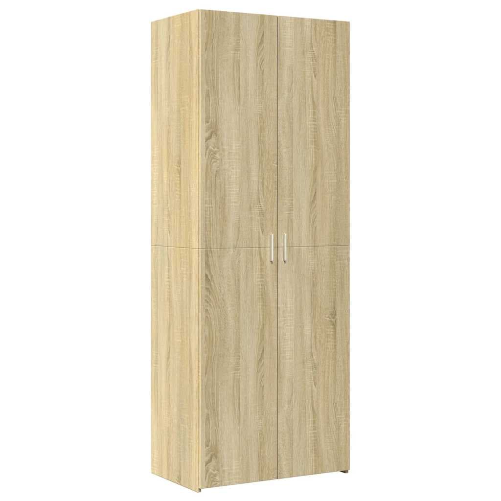vidaXL Armário alto 70x42,5x185 cm derivados madeira carvalho sonoma
