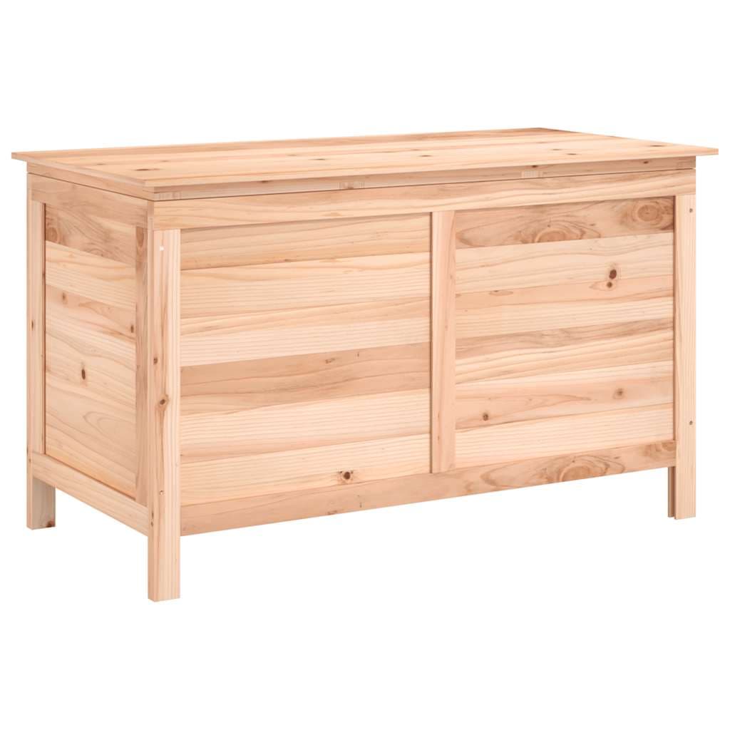 vidaXL Caixa para Almofadões de Exterior 99x50x56,5 cm Abeto Maciço - 1299921919