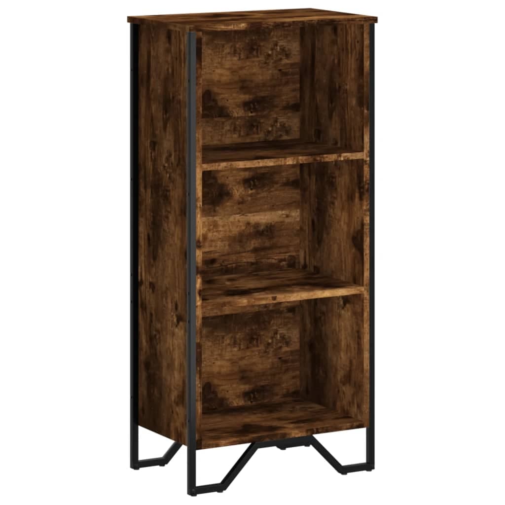 vidaXL Estante 50x31x106 cm Derivados de Madeira Carvalho Fumado - 1819442575