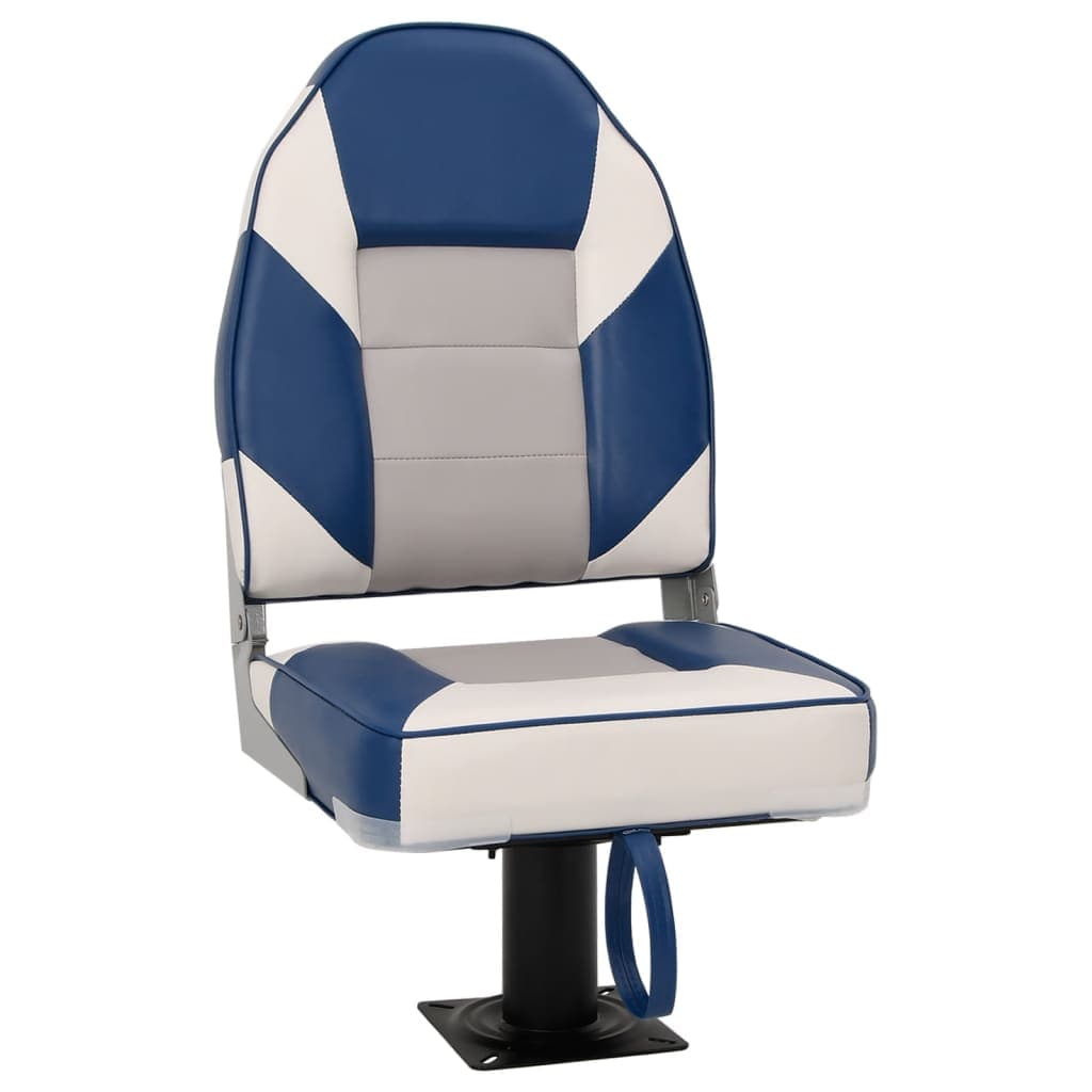 vidaXL Assento de barco com pedestal rotativo a 360°