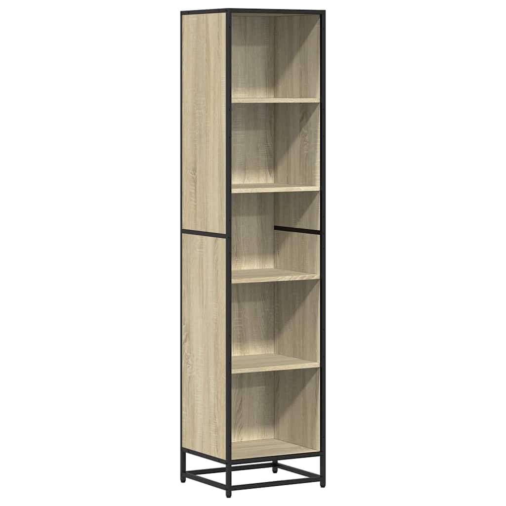 vidaXL Estante 40x35x170,5 cm Contraplacado Cor Carvalho Sonoma - 1552837726