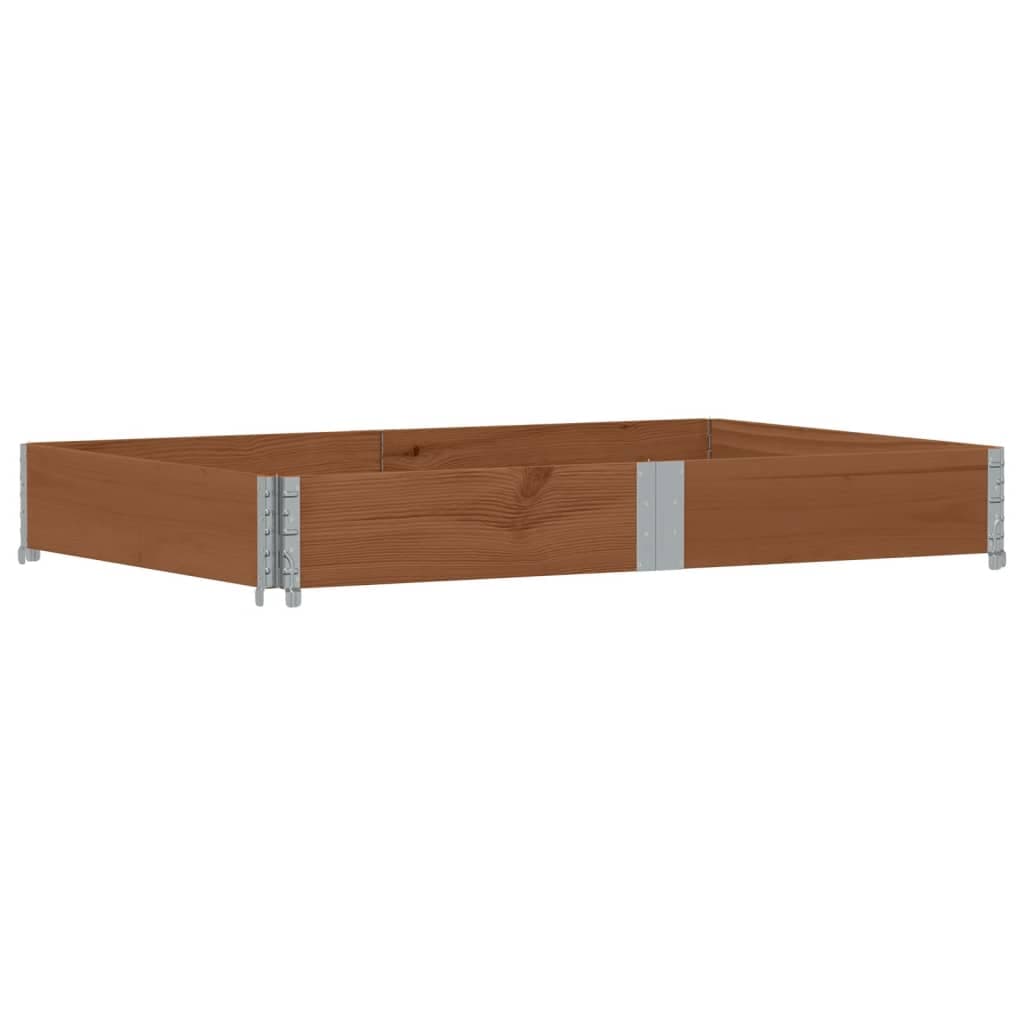 vidaXL Vaso/floreira para jardim 150x100 cm pinho maciço castanho