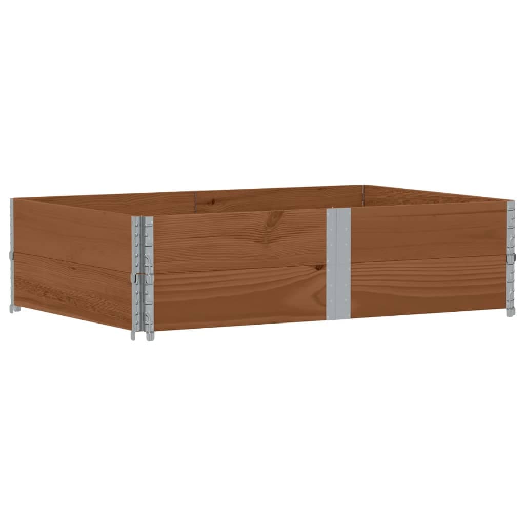vidaXL Vaso/floreira para Jardim 150x100 cm Pinho Maciço Castanho - 883471485