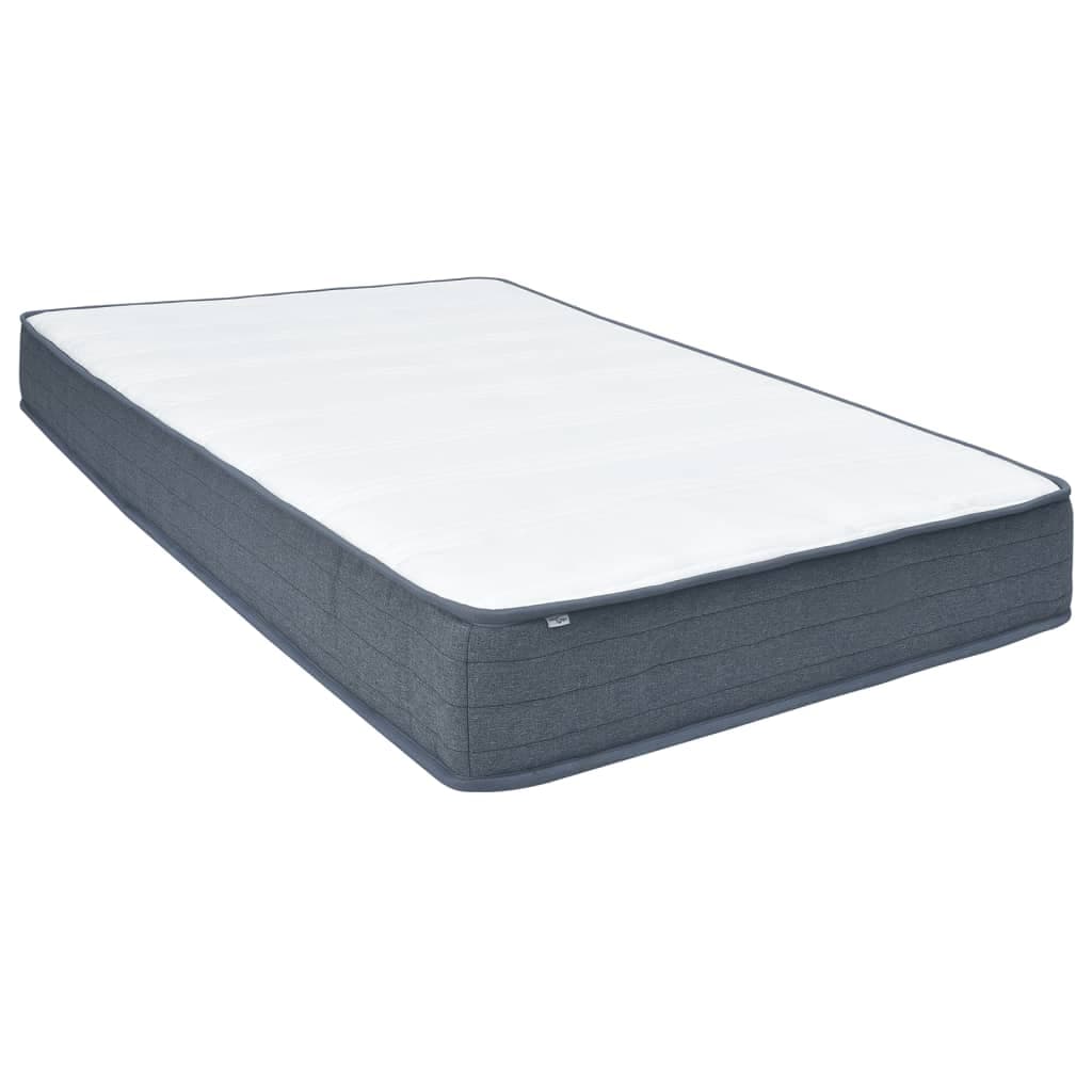 vidaXL Colchão para cama box spring 190x140x20 cm maciez média tecido