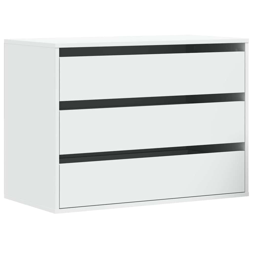 vidaXL Cómoda 80x41x58 cm Derivados de Madeira Branco - 1311484173