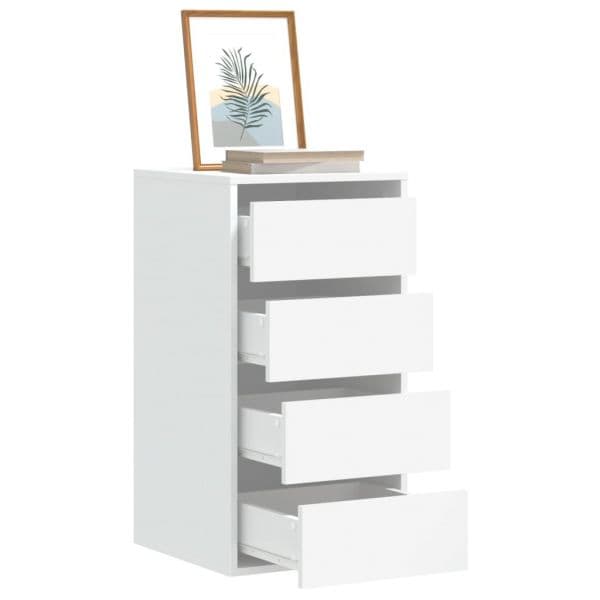 vidaXL Cómoda 40x41x76 cm Derivados de Madeira Branco - 4228885364