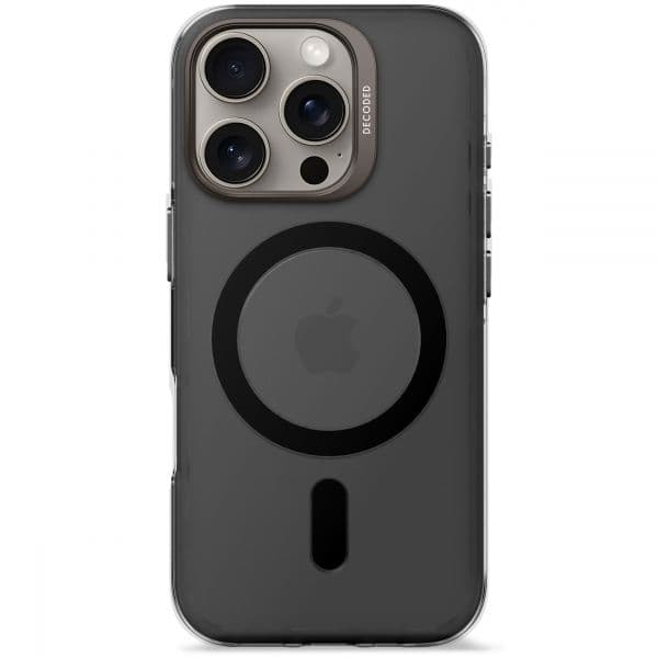 Decoded Capa Transparente para iPhone 16 Pro Transparent Black