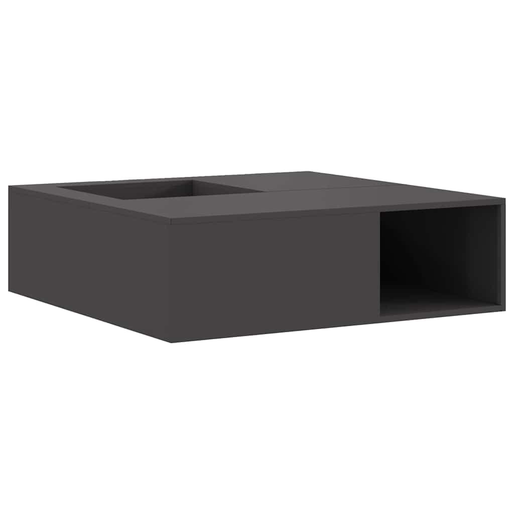 vidaXL Fire Pit Preto 100 x 100 x 30 cm Aço
