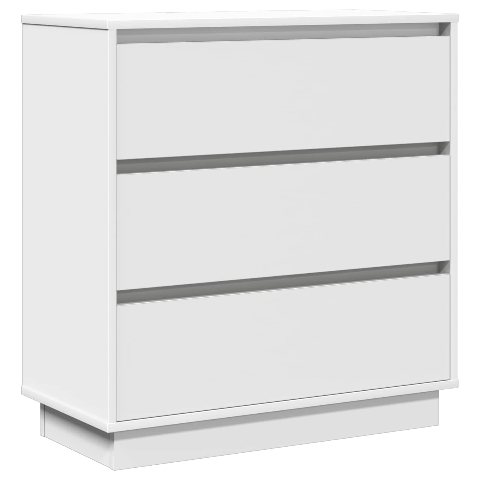 vidaXL Armário de Cabeceira com gaveta Branco 71 x 34,5 x 75 cm