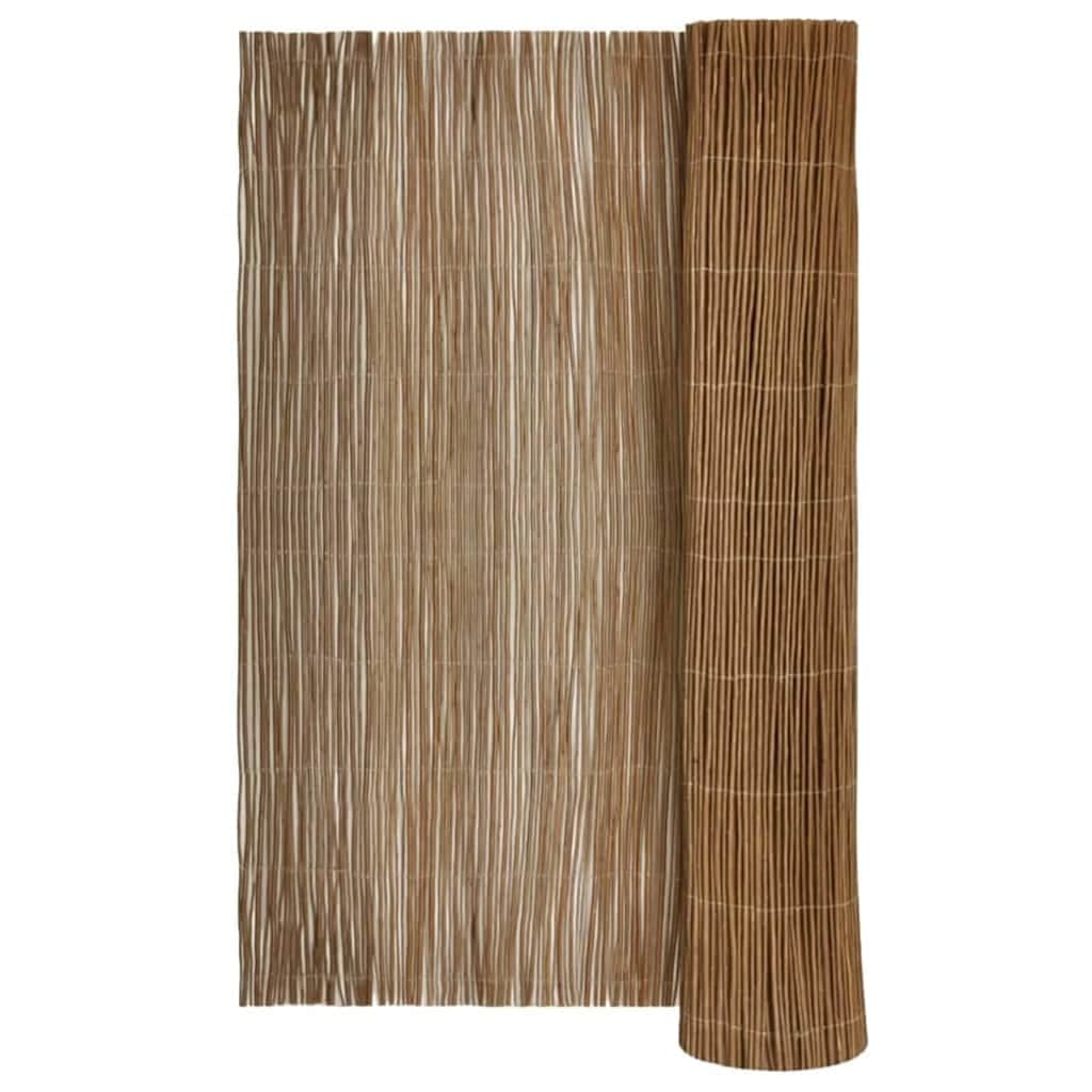 vidaXL Cerca de Salgueiro Natural 180 x 500 cm Salgueiro